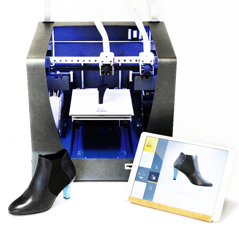 Impresora Bcn 3d Sigma caso práctico zapatos