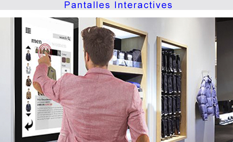 Foto retail pantallas interactivas 3 CATALÀ